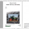 Fendt Tractor 300 Vario Scr 3b VIN 322 340 Diagram Operation Workshop Manual FR 2