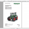 Fendt Tractor 500 Vario S4 VIN 435 438 Diagram Operation Manual Workshop Manual ES 15