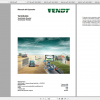 Fendt Tractor 500 Vario S4 VIN 435 438 Diagram Operation Manual Workshop Manual ES 4