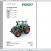 Fendt Tractor 500 Vario S4 VIN 435 438 Diagram Operation Manual Workshop Manual ES 5