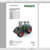 Fendt Tractor 500 Vario S4 VIN 435 438 Diagram Operation Manual Workshop Manual ES 7