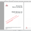 Fendt Tractor 500 Vario S4 VIN 435 438 Diagram Operation Manual Workshop Manual ES 9