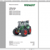 Fendt Tractor 500 Vario S4 VIN 435 438 Diagram Operation Workshop Manual FR 1