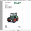 Fendt Tractor 500 Vario S4 VIN 435 438 Diagram Operation Workshop Manual FR 7