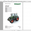 Fendt Tractor 500 Vario S4 VIN 435 438 Diagram Operation Workshop Manual FR 9