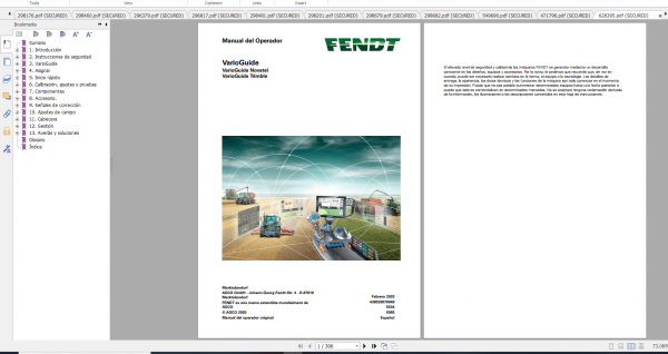 Fendt Tractor 500 Vario Scr 3b VIN 413 416 Diagram Operator Workshop Manual ES 10