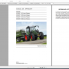 Fendt Tractor 500 Vario Scr 3b VIN 413 416 Diagram Operator Workshop Manual ES 13