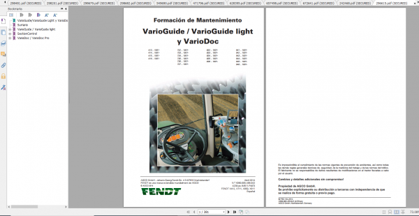 Fendt Tractor 500 Vario Scr 3b VIN 413 416 Diagram Operator Workshop Manual ES 7