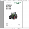 Fendt Tractor 700 Vario Gen6 VIN 760 765 Diagram Operation Manual Workshop Manual ES 2