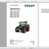 Fendt Tractor 700 Vario Gen6 VIN 760 765 Diagram Operation Manual Workshop Manual ES 3