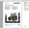 Fendt Tractor 700 Vario Gen6 VIN 760 765 Diagram Operation Workshop Manual FR 1