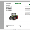 Fendt Tractor 700 Vario Gen6 VIN 760 765 Diagram Operation Workshop Manual FR 2