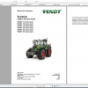 Fendt Tractor 700 Vario Gen6 VIN 760 765 Diagram Operation Workshop Manual FR 4