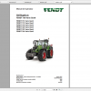 Fendt Tractor 700 Vario Gen6 VIN 760 765 Diagram Operation Workshop Manual FR 5