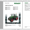 Fendt Tractor 700 Vario S4 VIN 738 743 Diagram Operation Workshop Manual FR 2