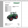 Fendt Tractor 700 Vario S4 VIN 738 743 Diagram Operation Workshop Manual FR 5