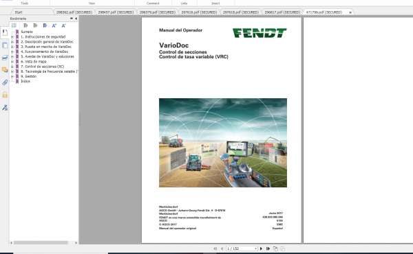 Fendt Tractor 700 Vario Scr 3b VIN 732 737 Diagram Operation Manual Workshop Manual ES 13