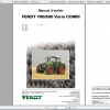 Fendt Tractor 800 Vario Com3 VIN 729 731 Diagram Operation Workshop Manual FR 2