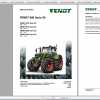 Fendt Tractor 800 Vario S4 VIN 839 842 Diagram Operation Manual Workshop Manual ES 1