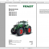 Fendt Tractor 800 Vario S4 VIN 839 842 Diagram Operation Manual Workshop Manual ES 6