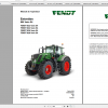 Fendt Tractor 800 Vario S4 VIN 839 842 Diagram Operation Workshop Manual FR 5