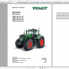 Fendt Tractor 800 Vario S4 VIN 839 842 Diagram Operation Workshop Manual FR 6