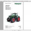 Fendt Tractor 800 Vario S4 VIN 839 842 Diagram Operation Workshop Manual FR 7