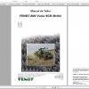 Fendt Tractor 800 Vario Scr3b VIN 832 836 Diagram Operation Manual Workshop Manual ES 1