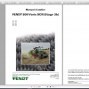 Fendt Tractor 800 Vario Scr3b VIN 832 836 Diagram Operation Workshop Manual FR 2