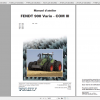 Fendt Tractor 900 Vario Com3 VIN 919 934 Diagram Operation Workshop Manual FR 3