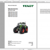 Fendt Tractor 900 Vario Gen6 VIN 957 961 Diagram Operation Manual Workshop Manual ES 4