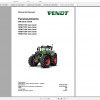 Fendt Tractor 900 Vario Gen6 VIN 957 961 Diagram Operation Manual Workshop Manual ES 5