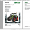 Fendt Tractor 900 Vario Gen6 VIN 957 961 Diagram Operation Workshop Manual FR 1