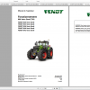 Fendt Tractor 900 Vario Gen6 VIN 957 961 Diagram Operation Workshop Manual FR 3