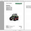 Fendt Tractor 900 Vario Gen6 VIN 957 961 Diagram Operation Workshop Manual FR 4