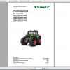 Fendt Tractor 900 Vario Gen6 VIN 957 961 Diagram Operation Workshop Manual FR 5