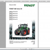 Fendt Tractor 900 Vario S4 VIN 950 954 Diagram Operation Manual Workshop Manual EN 3