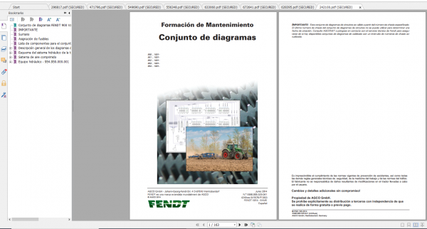 Fendt Tractor 900 Vario S4 VIN 950 954 Diagram Operation Manual Workshop Manual EN 7