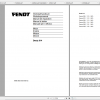 Fendt Tractor Famer 200 VIN 205 206 328 329 Operator Workshop Manual ES 1