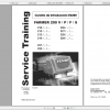 Fendt Tractor Famer 200 VIN 205 206 328 329 Operator Workshop Manual ES 2