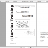 Fendt Tractor Famer 200 VIN 205 206 328 329 Operator Workshop Manual ES 4