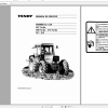 Fendt Tractor Farmer 300 Ls Lsa VIN 158 199 Operation Manual Workshop Manual ES 4