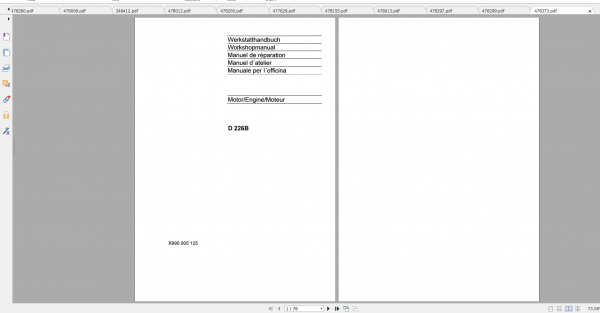 Fendt Tractor Farmer 300 Ls Lsa VIN 158 199 Operation Workshop Manual FR 1
