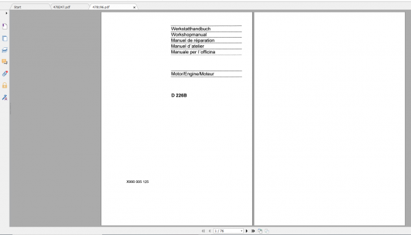 Fendt Tractor Favorit 600 Ls Lsa VIN 280 285 Operation Manual Workshop Manual EN 1