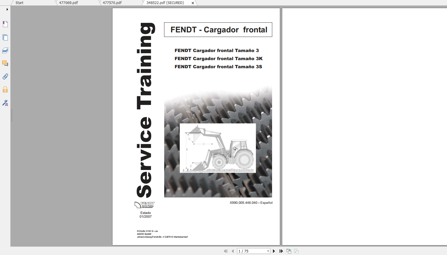 Fendt Tractor Favorit 700 Com1 711 716 Operation Manual Workshop Manual ES 3