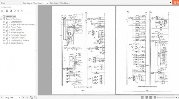 Fiat Hitachi Wheel Loader W350 EN IT Service Manual PDF 3