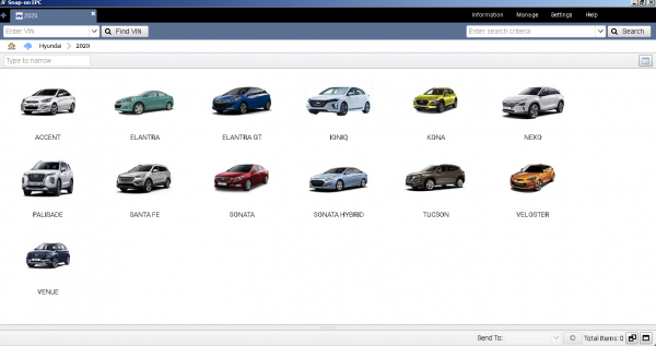 HYUNDAI USA CANADA Snap On EPC 01.2021 Spare Parts Catalog 14