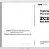 Hitachi Compaction Equipment ZC 2021 Parts Catalog and Service Manual PDF DVD 3