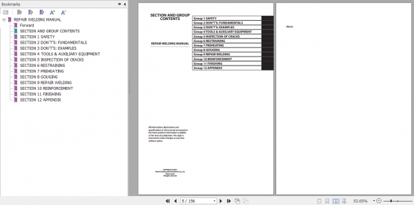 Hitachi EX ALL Repair Welding Manual 2