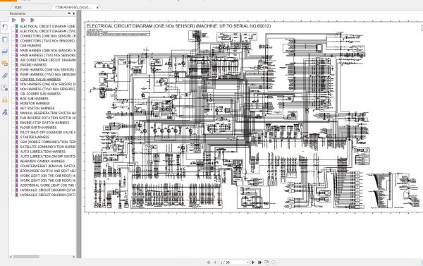 Hitachi Excavator Series 6 ZX6 2021 6.35GB Technical Manual Part Catalog Circuit Diagram DVD 10
